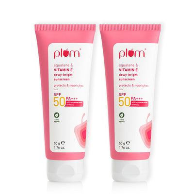 Squalane & Vitamin E Dewy-Bright Sunscreen SPF 50 PA+++