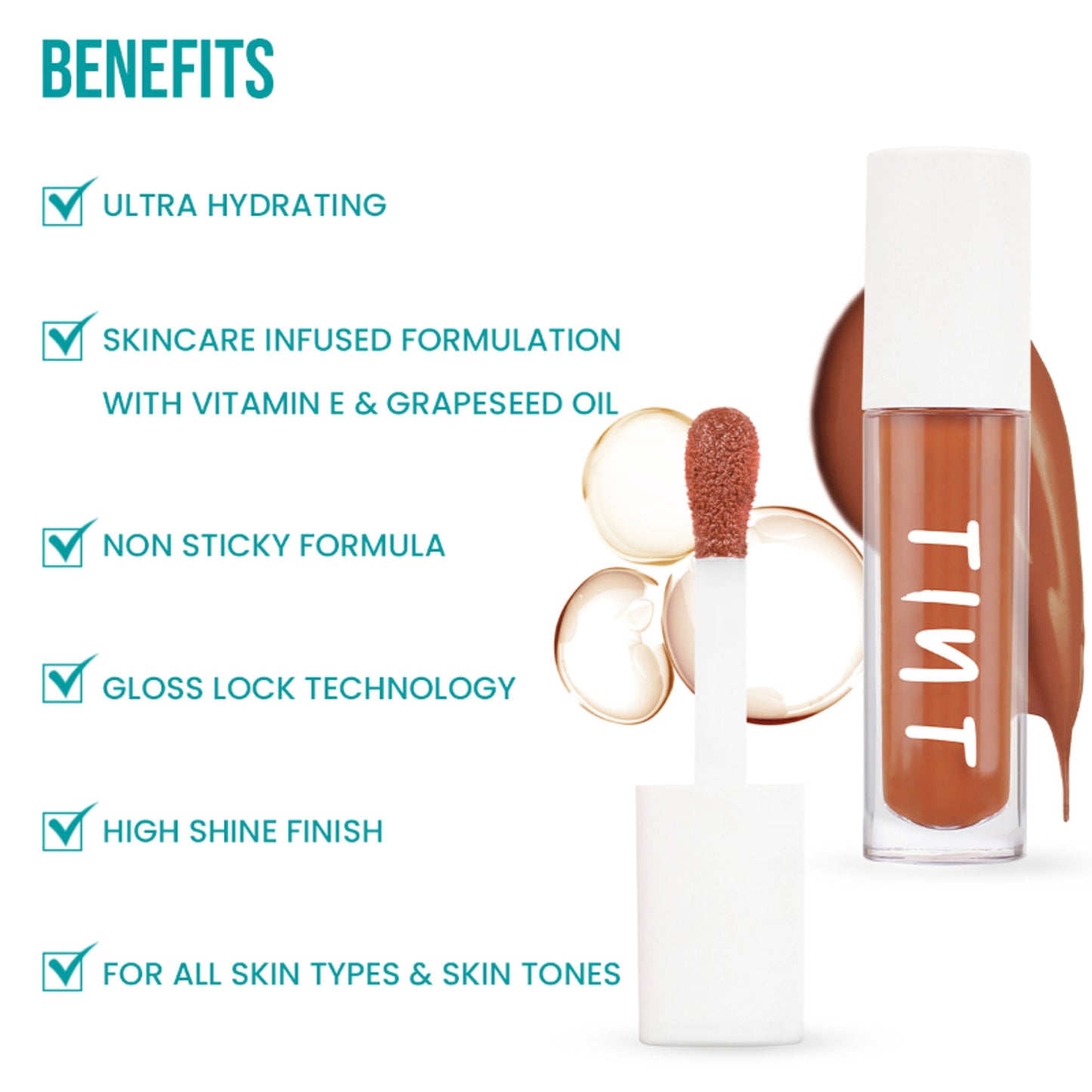 Tint Cosmetics Lip Gloss - Minx