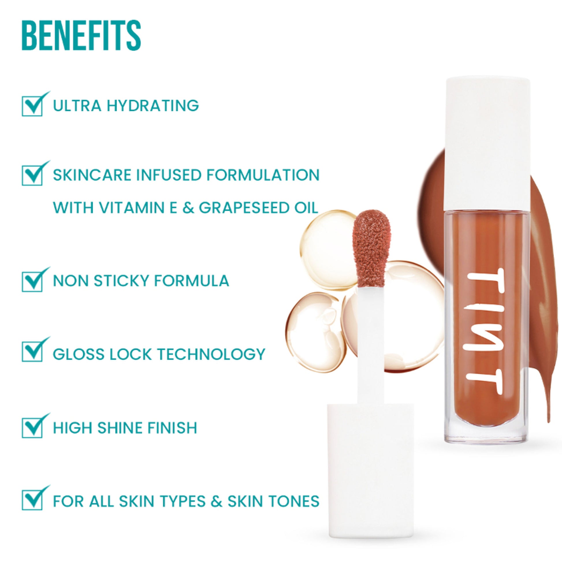 Tint Cosmetics Lip Gloss - Minx