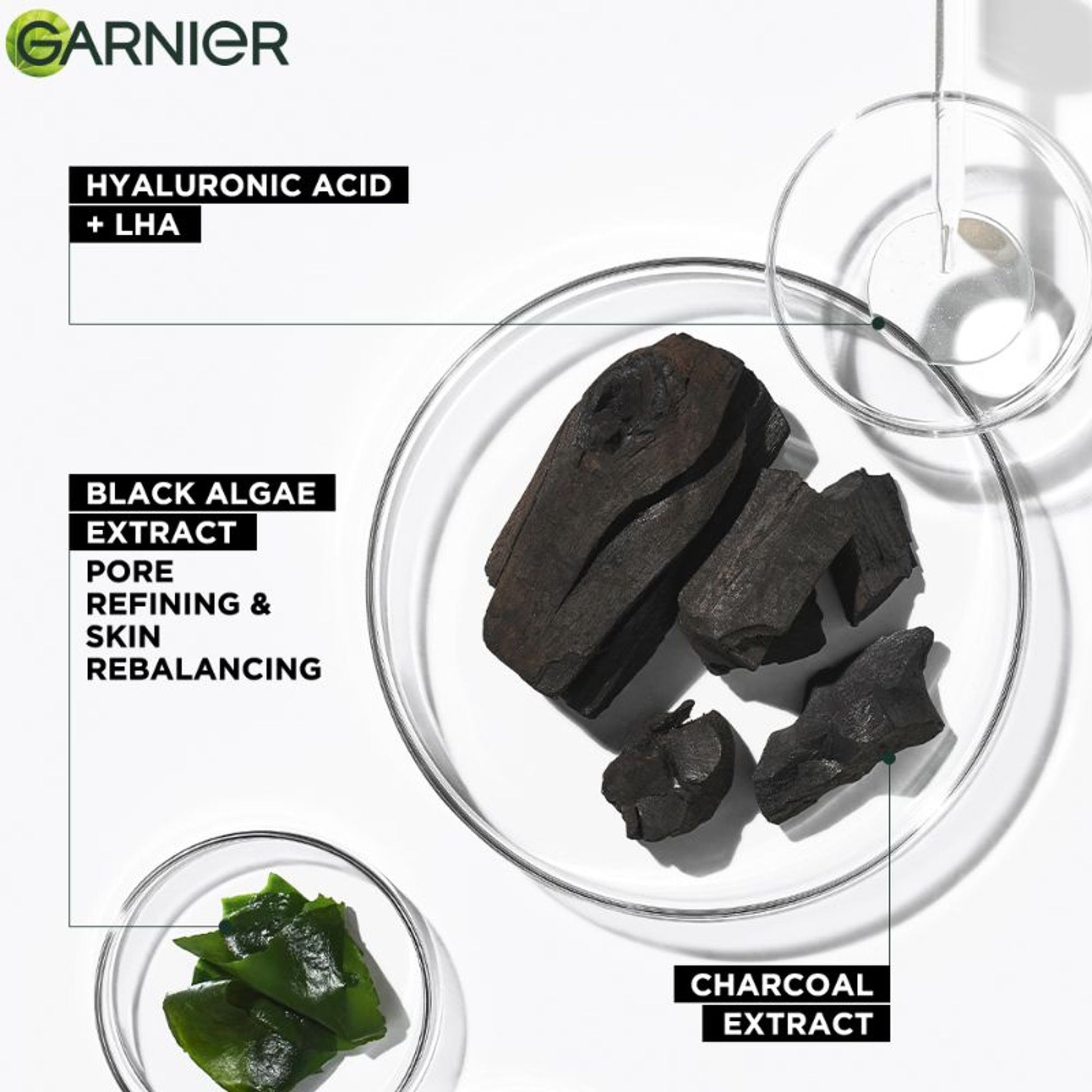 Garnier Skin Naturals Face Serum Sheet Mask - Charcoal