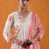 Dhiyona IE Women Floral Printed Regular Pure Cotton Kurta with Trousers & With Dupatta