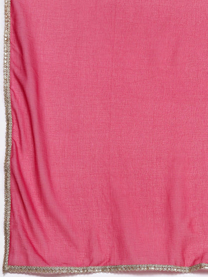 Dhiyona IE Women Embroidered Liva Kurta with Trousers & Dupatta