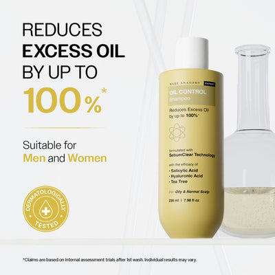 Bare Anatomy Oil Control Shampoo Sulphate-Free For Oily Scalp
