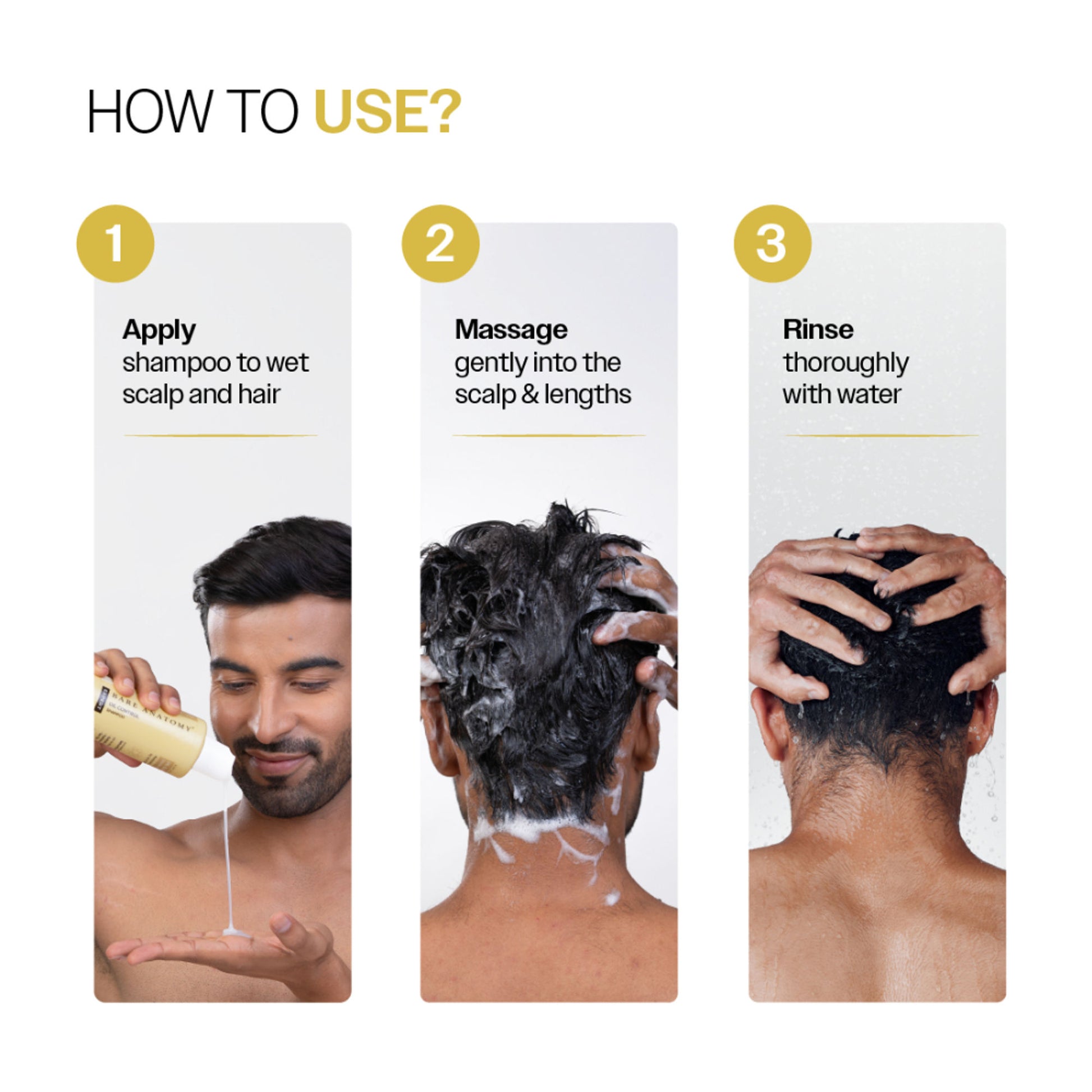 Bare Anatomy Oil Control Shampoo Sulphate-Free For Oily Scalp