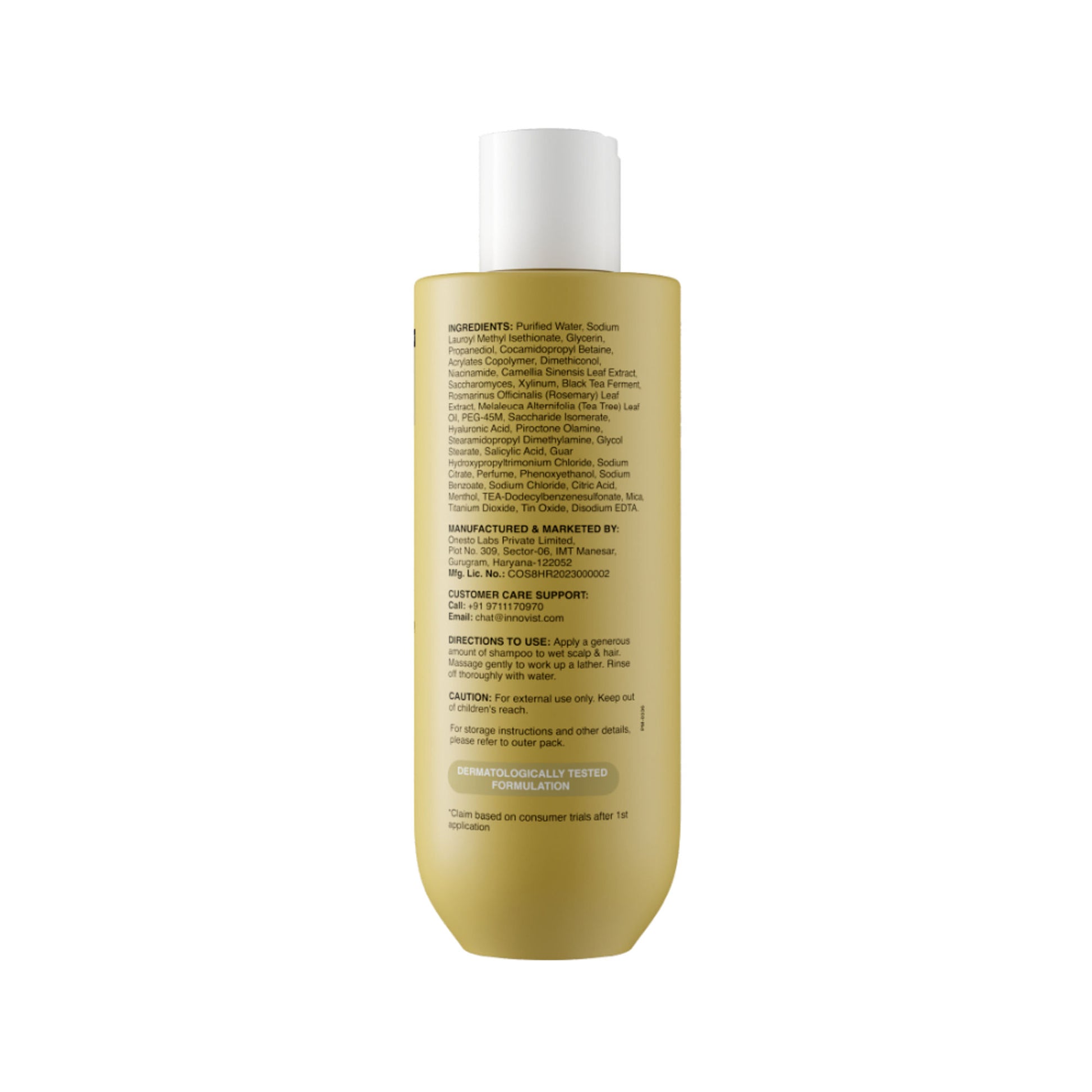 Bare Anatomy Oil Control Shampoo Sulphate-Free For Oily Scalp
