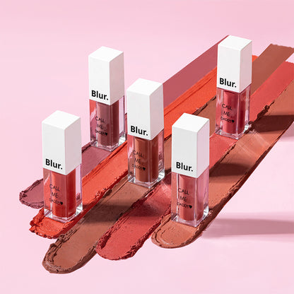 BLUR INDIA Call Me Daddy Nude Matte Liquid Lipsticks - Deep Brown
