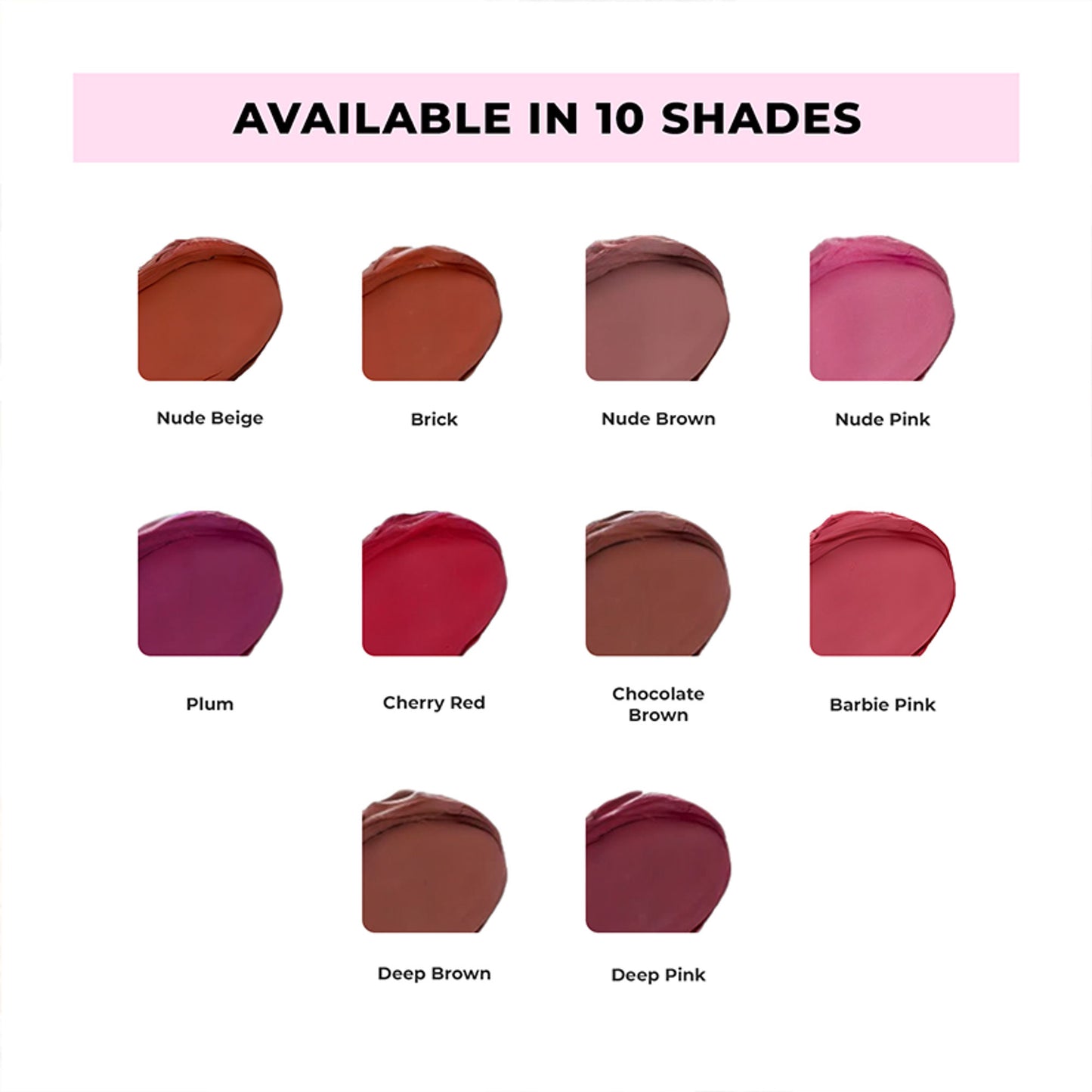 BLUR INDIA Call Me Daddy Nude Matte Liquid Lipsticks - Deep Brown