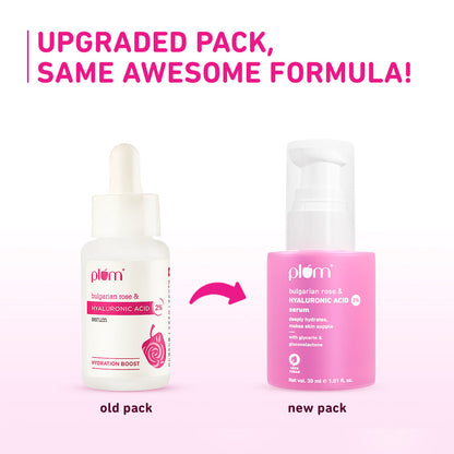 Bulgarian Rose & 2% Hyaluronic Acid Serum For Dry Skin