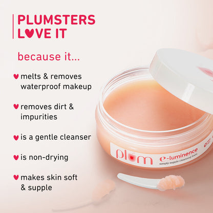 Plum Goodness E-Luminence Simply Supple Cleansing Balm For Dry Skin