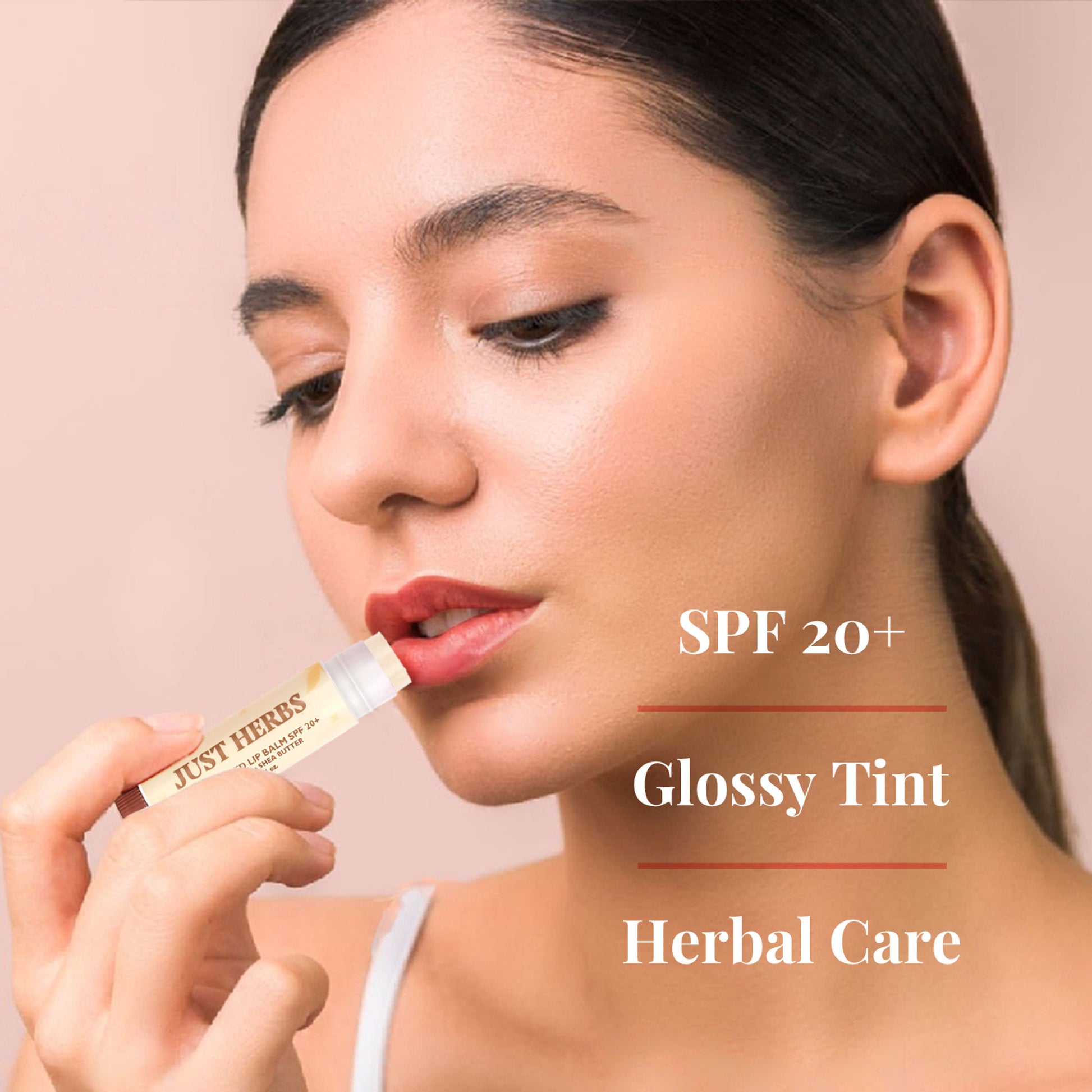 Just Herbs Tinted Lip Balms Spf 20+ - Vanilla