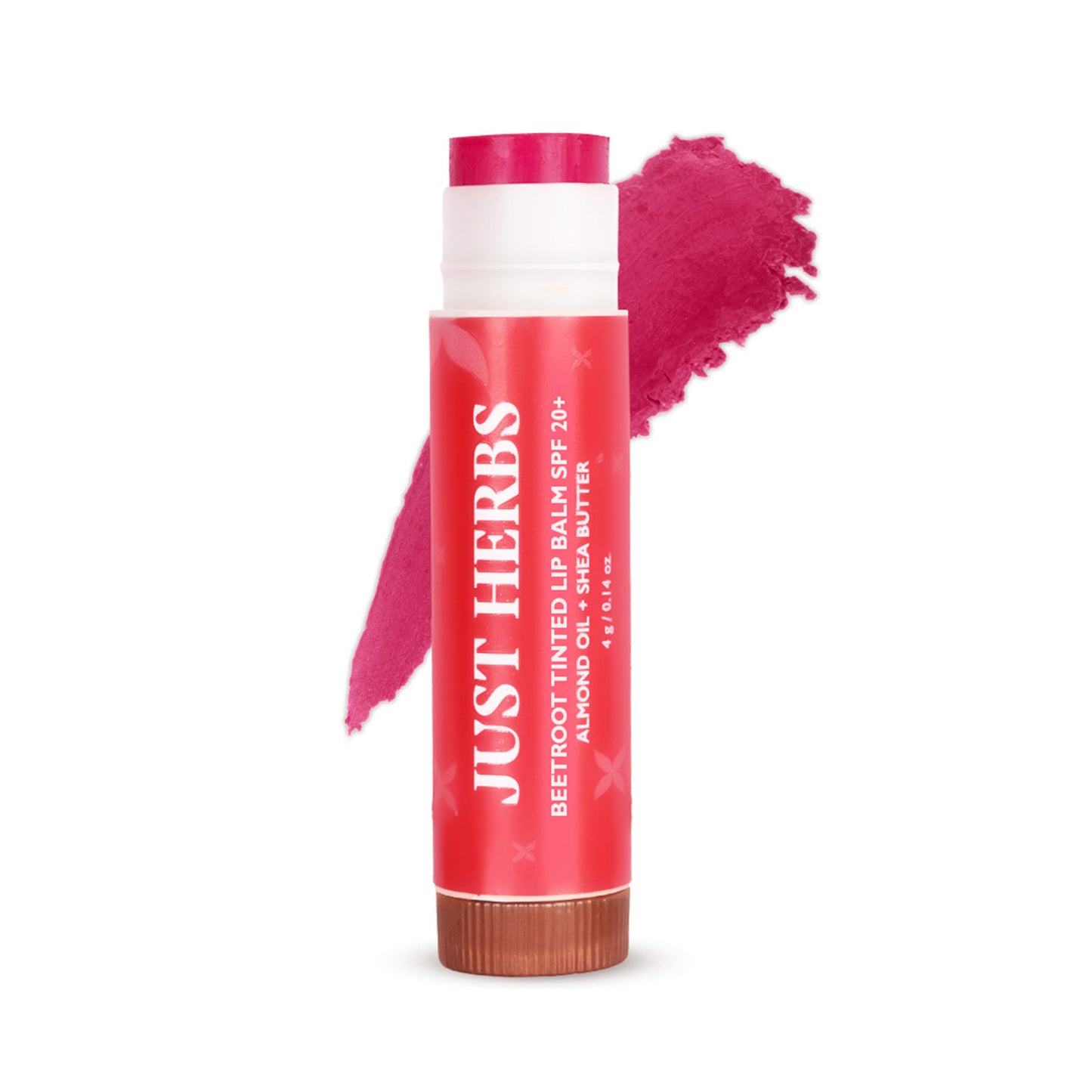 Just Herbs Tinted Lip Balms Spf 20+ - Beetroot