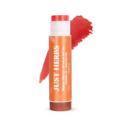 Just Herbs Tinted Lip Balms Spf 20+ - Peach
