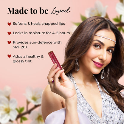 Just Herbs Tinted Lip Balms Spf 20+ - Peach