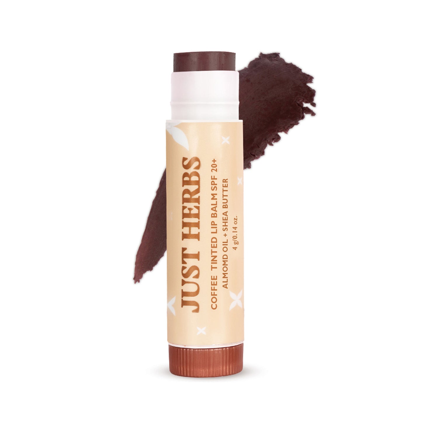 Just Herbs Tinted Lip Balms Spf 20+ - Coffee