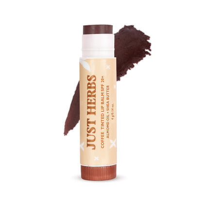 Just Herbs Tinted Lip Balms Spf 20+ - Coffee