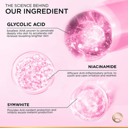 L'Oreal Paris Glycolic Bright Night Cream With Glycolic Acid & Niacinamide Skin Brightening Cream