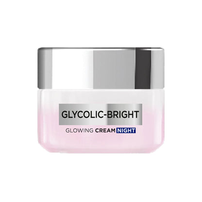 L'Oreal Paris Glycolic Bright Night Cream With Glycolic Acid & Niacinamide Skin Brightening Cream