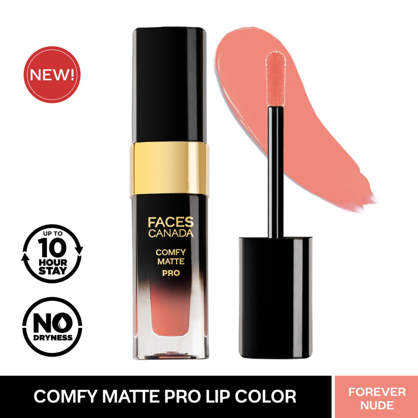 Faces Canada Comfy Matte Pro Liquid Lipstick - Forever Nude 09