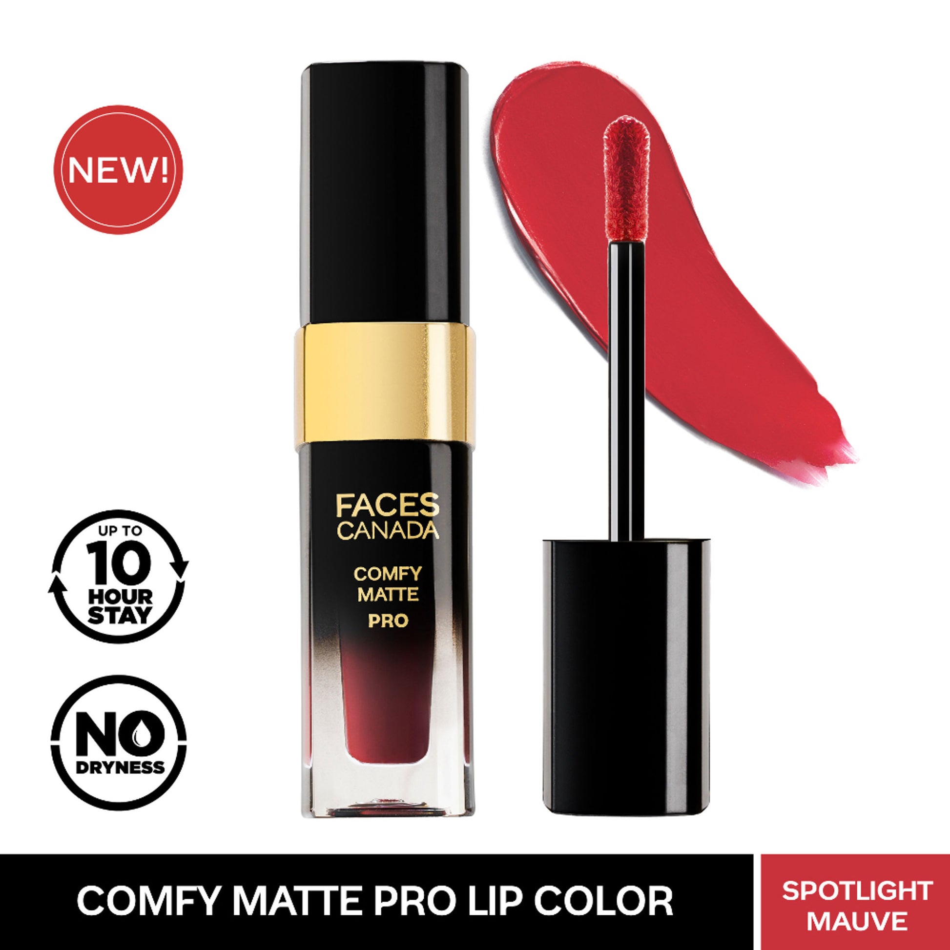 Faces Canada Comfy Matte Pro Liquid Lipstick - Spotlight Mauve 11