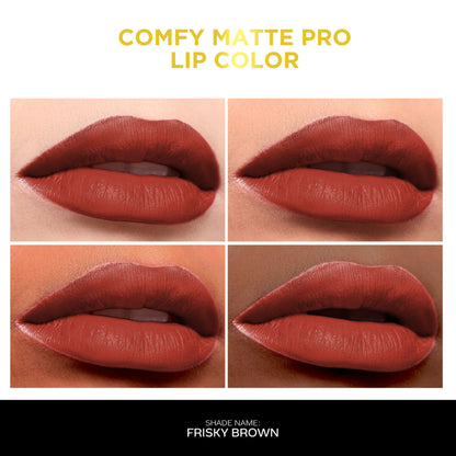 Faces Canada Comfy Matte Pro Liquid Lipstick - Frisky Brown 13