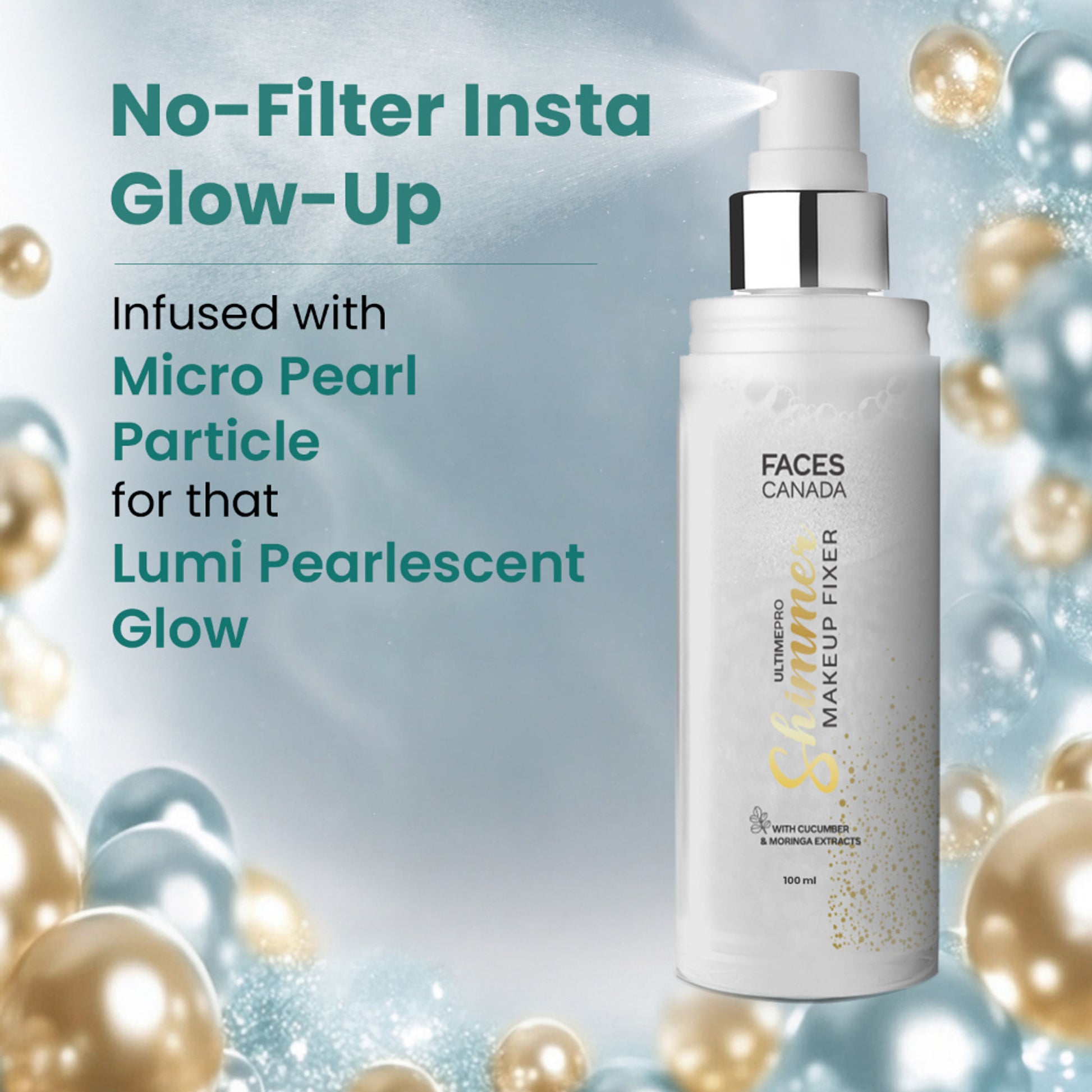 Faces Canada Ultime Pro Shimmer Makeup Fixer Mini