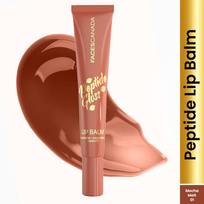 Faces Canada Peptide Gloss Lip Balm - Mocha Melt 01