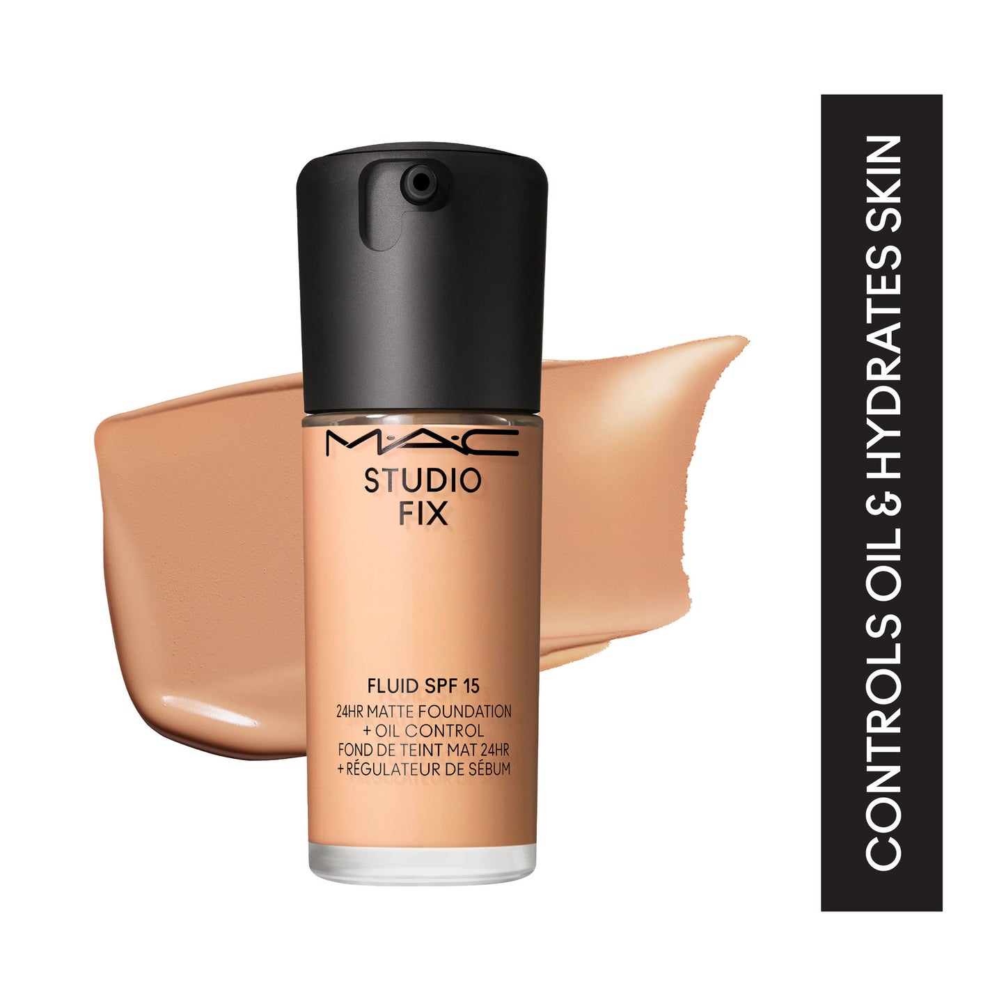 M.A.C Studio Fix Fluid SPF 15 Soft Matte Foundation With Hyaluronic Acid - NW 20