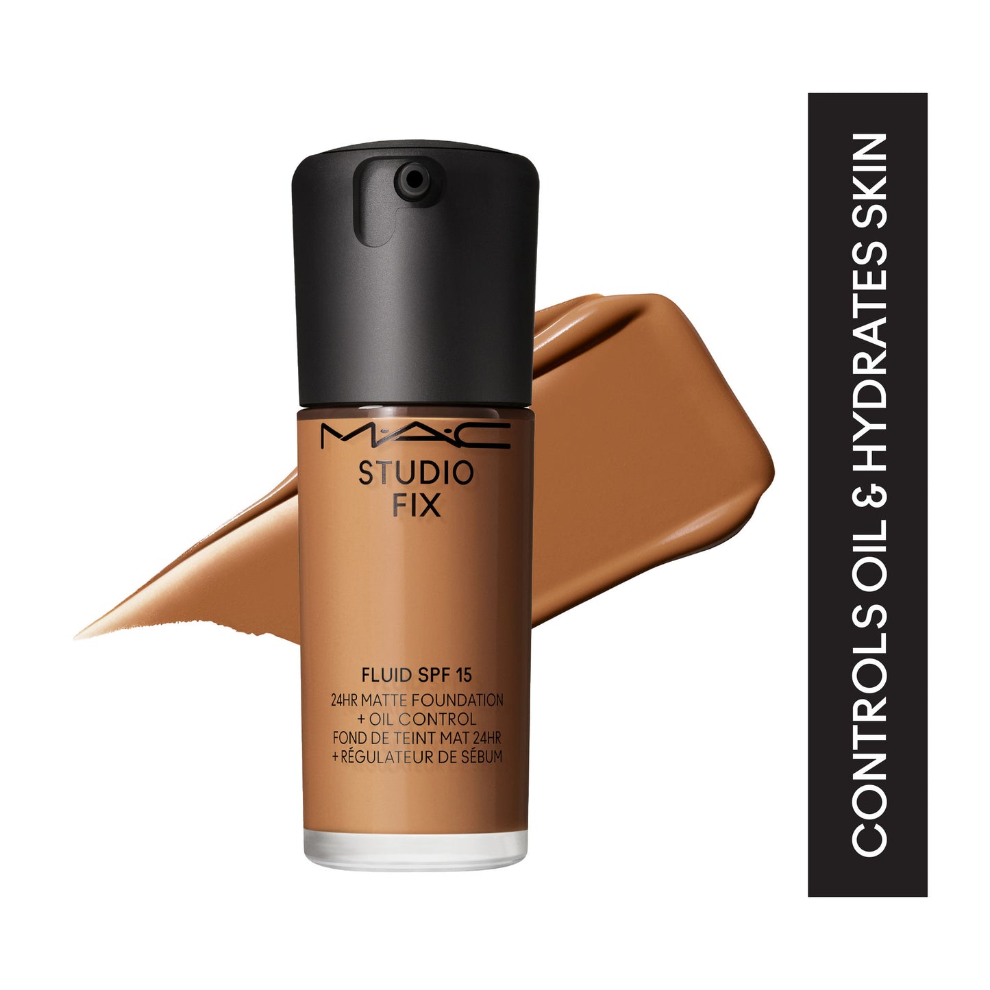 M.A.C Studio Fix Fluid SPF 15 Soft Matte Foundation With Hyaluronic Acid - NW 40