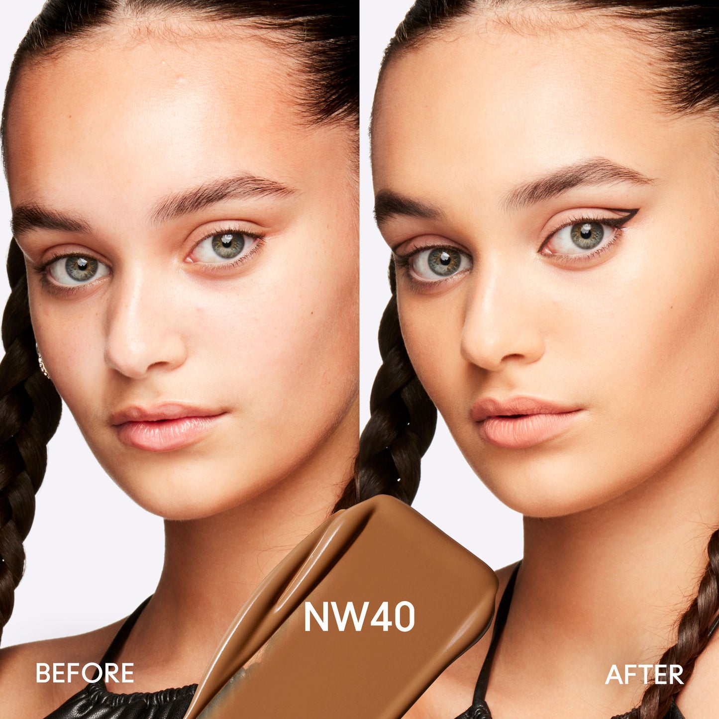 M.A.C Studio Fix Fluid SPF 15 Soft Matte Foundation With Hyaluronic Acid - NW 40