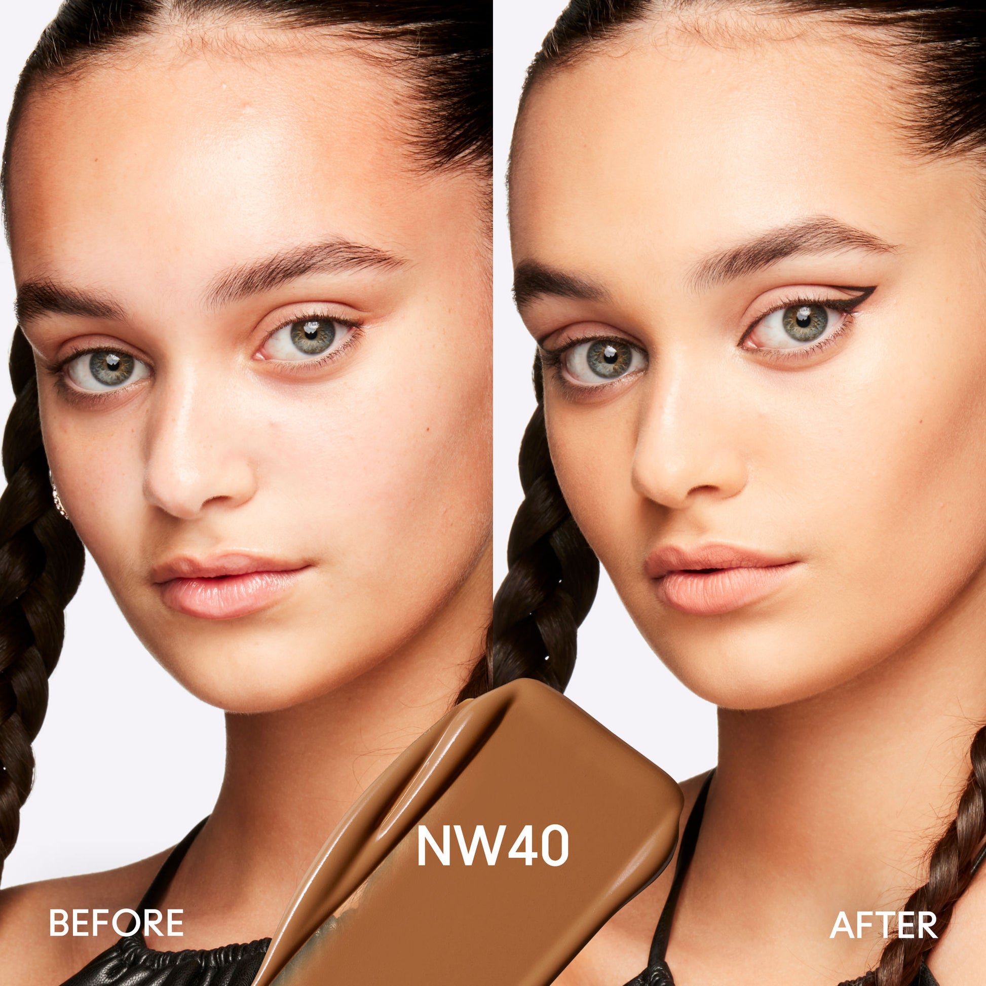 M.A.C Studio Fix Fluid SPF 15 Soft Matte Foundation With Hyaluronic Acid - NW 40