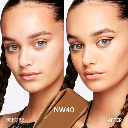 M.A.C Studio Fix Fluid SPF 15 Soft Matte Foundation With Hyaluronic Acid - NW 40