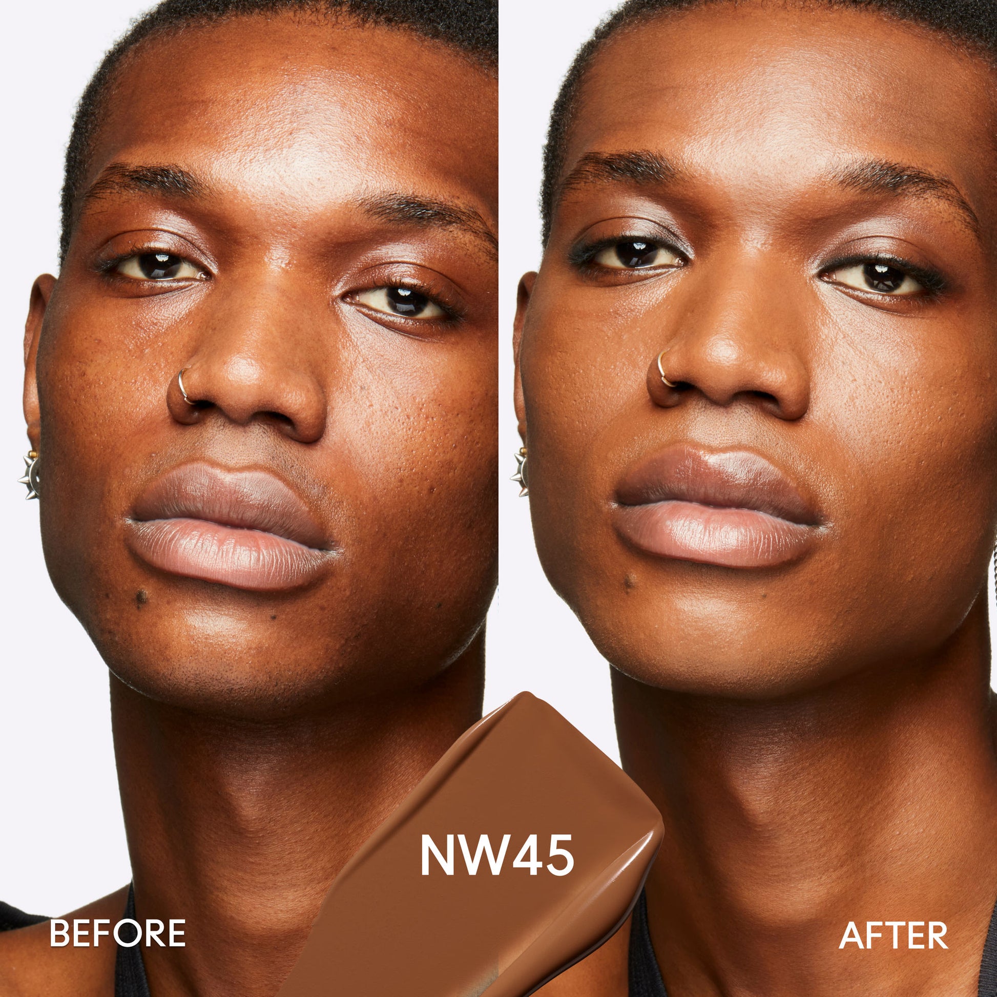 M.A.C Studio Fix Fluid SPF 15 Soft Matte Foundation With Hyaluronic Acid - NW 45