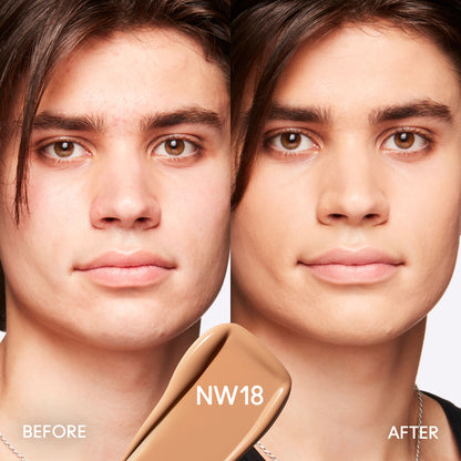 M.A.C Studio Fix Fluid SPF 15 Soft Matte Foundation With Hyaluronic Acid - NW 18