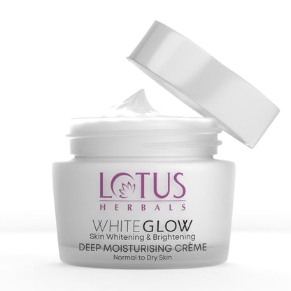 Lotus Herbals WhiteGlow Deep Moisturising Face Cream SPF 20 PA +++ For Glowing Skin, All Skin Types