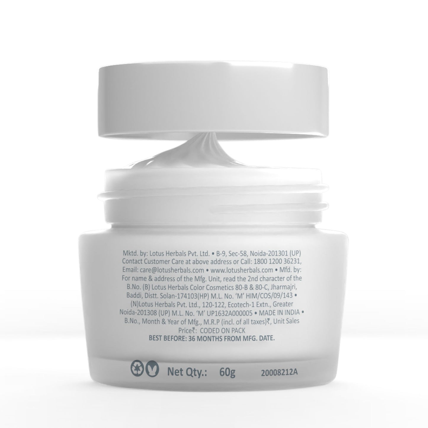 Lotus Herbals WhiteGlow Deep Moisturising Face Cream SPF 20 PA +++ For Glowing Skin, All Skin Types