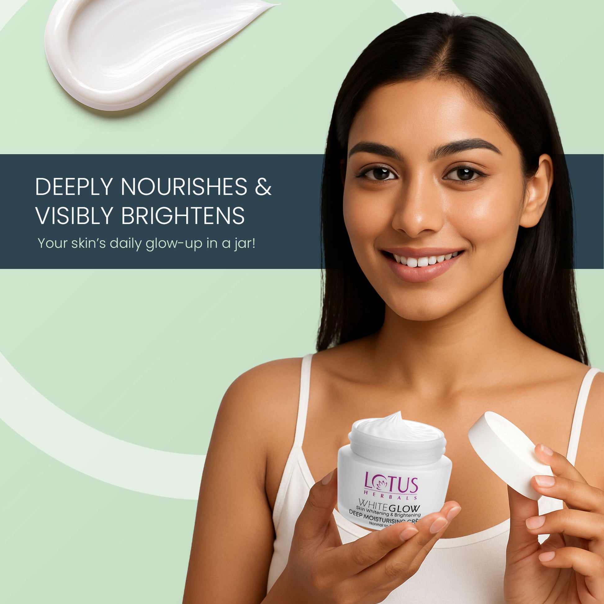 Lotus Herbals WhiteGlow Deep Moisturising Face Cream SPF 20 PA +++ For Glowing Skin, All Skin Types