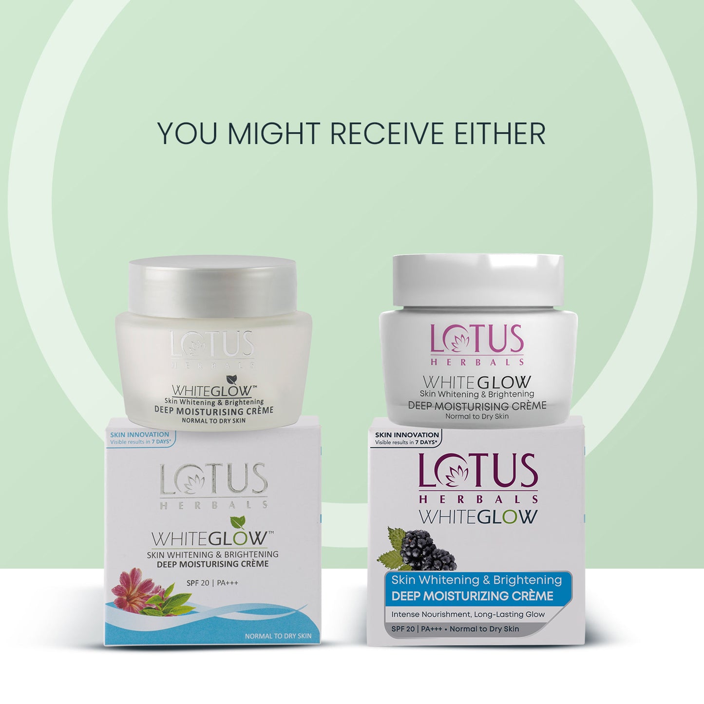 Lotus Herbals WhiteGlow Deep Moisturising Face Cream SPF 20 PA +++ For Glowing Skin, All Skin Types