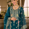 Dhiyona IE Adults-Women Woven Design Embroidered Kurta with Trousers & Dupatta