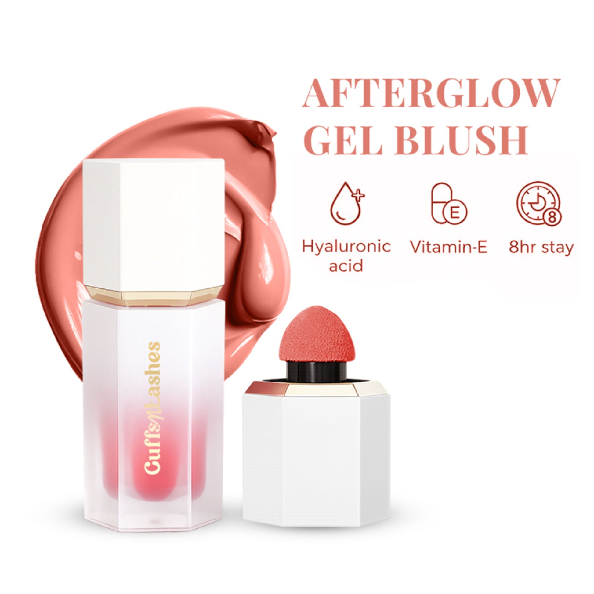 CUFFS N LASHES After Glow Liquid Blush - 04 Orange Blossom