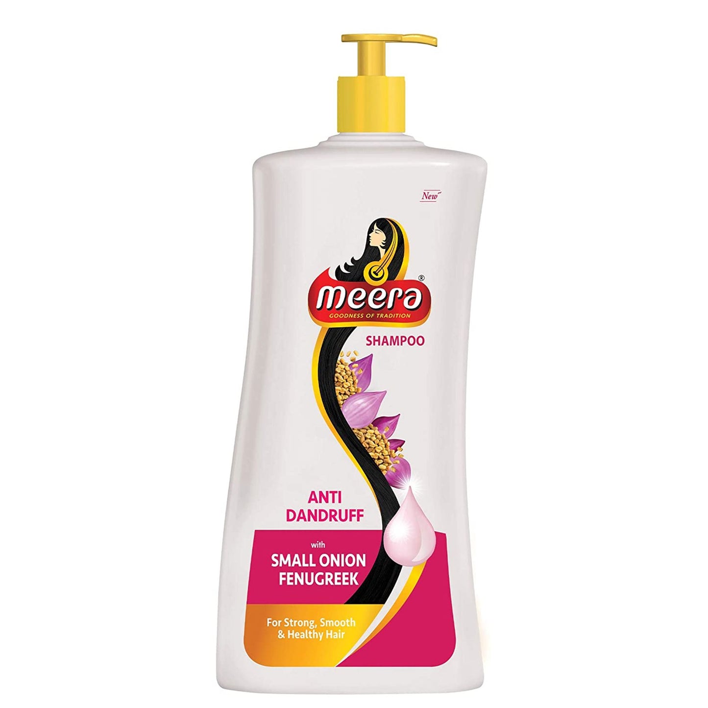 Meera Anti Dandruff Shampoo with Goodness Of Small Onion & Fenugreek