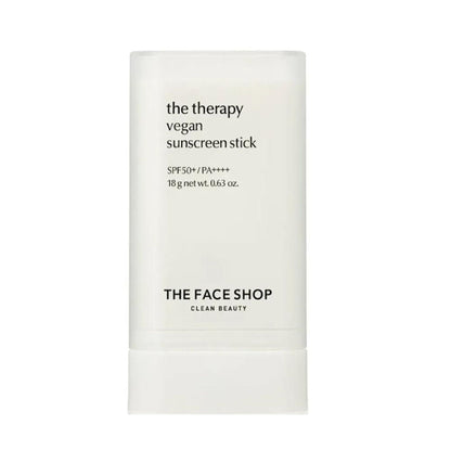 The Face Shop Vegan Sunscreen Stick SPF 50+ PA++++ : Korean Sun Care with Waterproof Formula