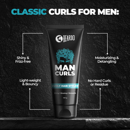 Beardo Man Curls Curly Hair Cream