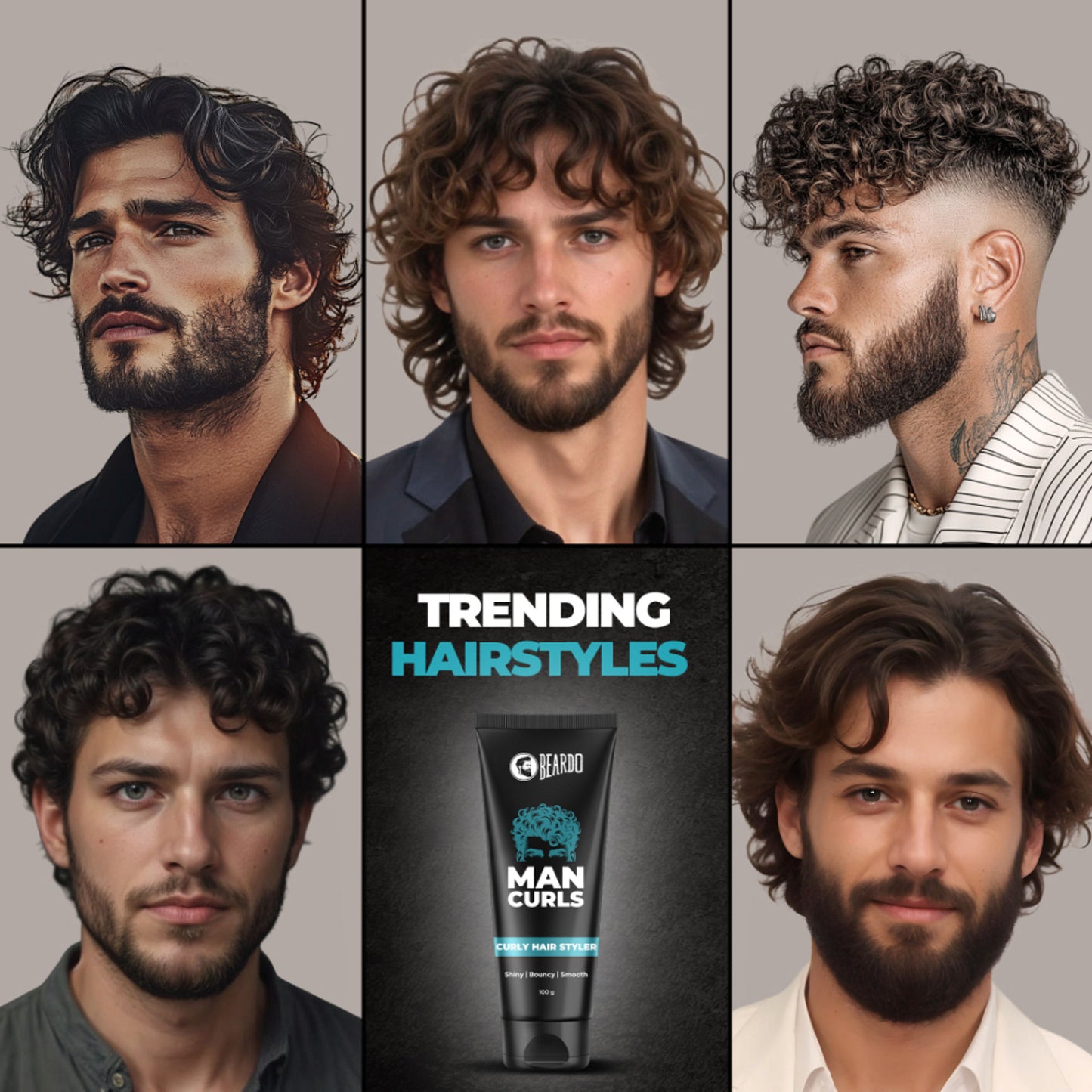 Beardo Man Curls Curly Hair Cream