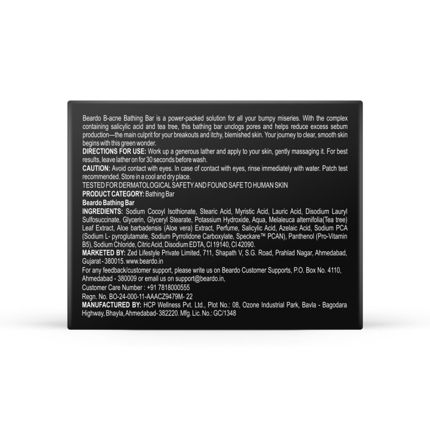 Beardo B-Acne Clear Bathing Bar
