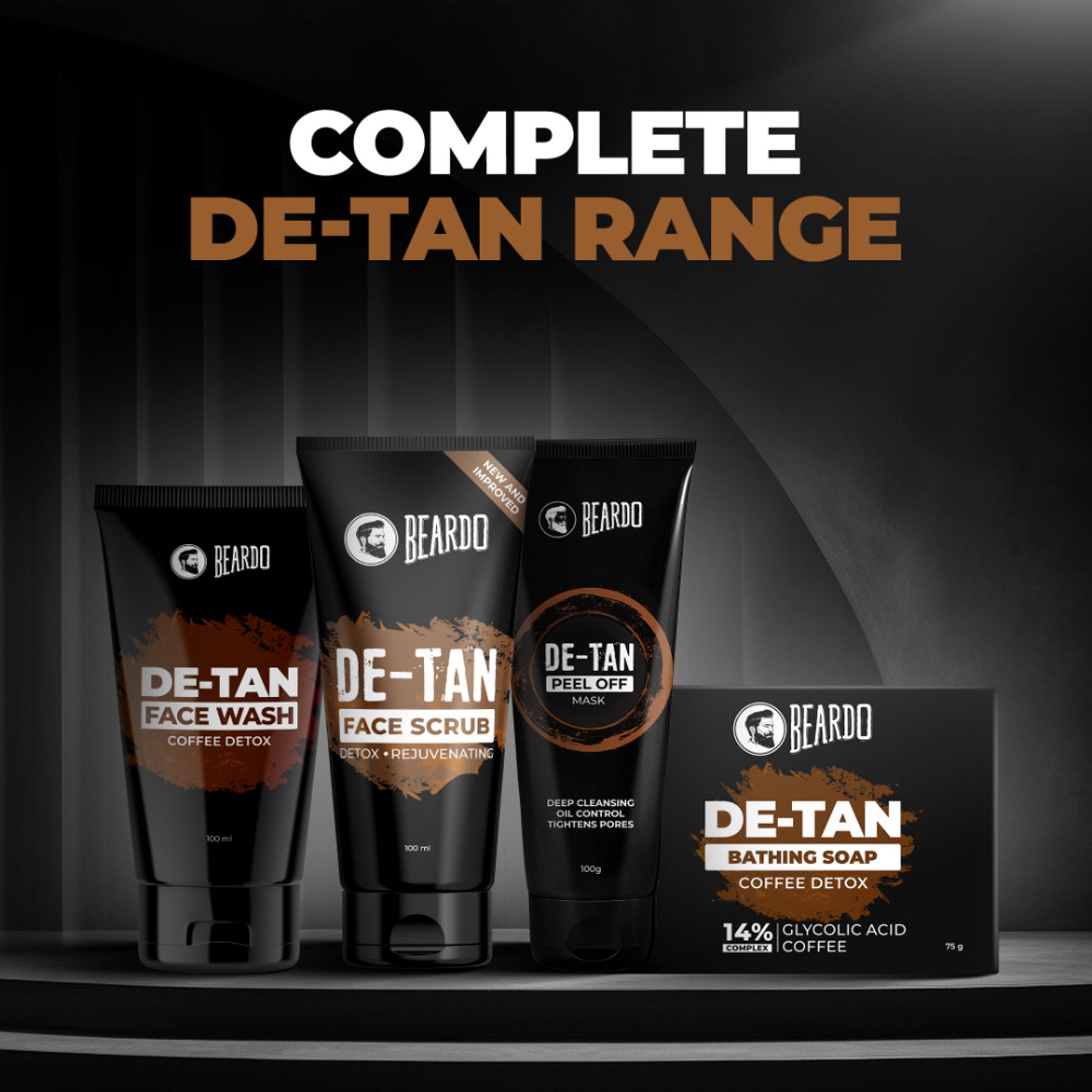 Beardo De-Tan Coffee Detox Bathing Bar