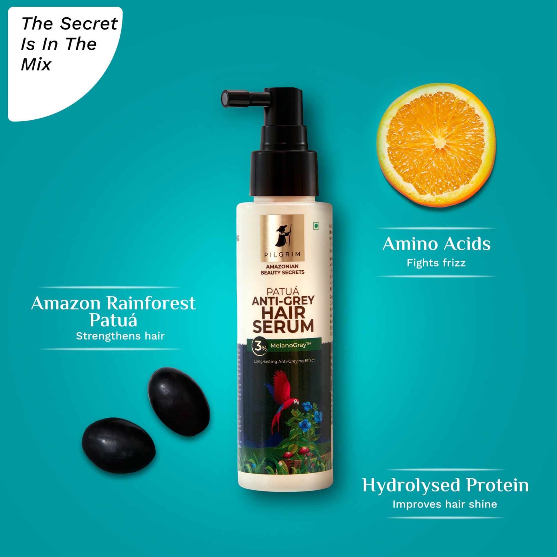 Pilgrim Patua Anti-Grey Hair Serum