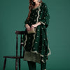 Dhiyona IE Ethnic Motifs Embroidered Kurta with Trousers & Dupatta
