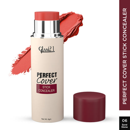 GLAM21 Perfect Cover Stick Concealer - Sand Stone 06