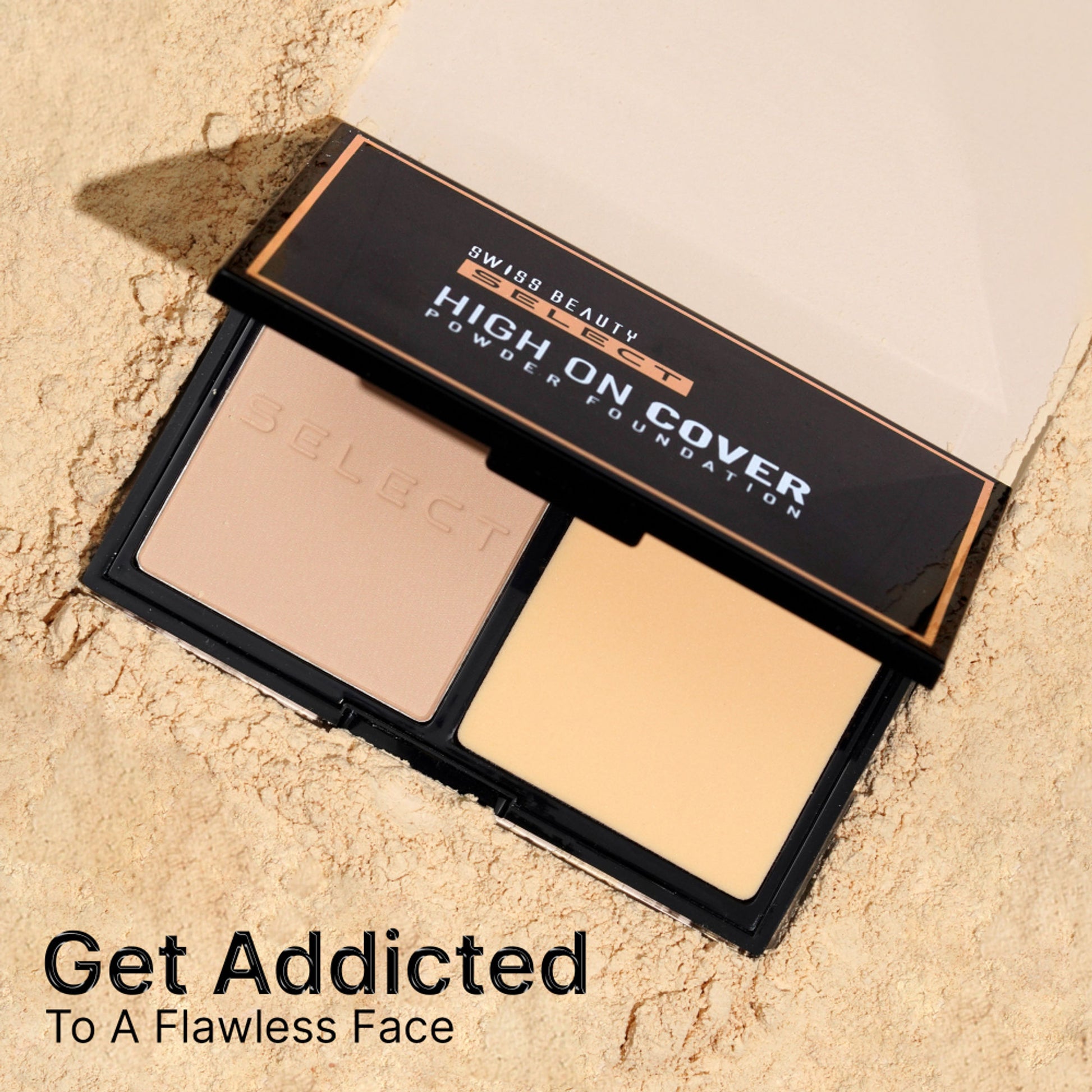 Swiss Beauty Select High On Cover Powder Foundation - 5 Classic Sand
