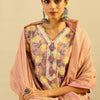 Dhiyona IE Floral Printed Pure Cotton Kurta With Trousers & Dupatta
